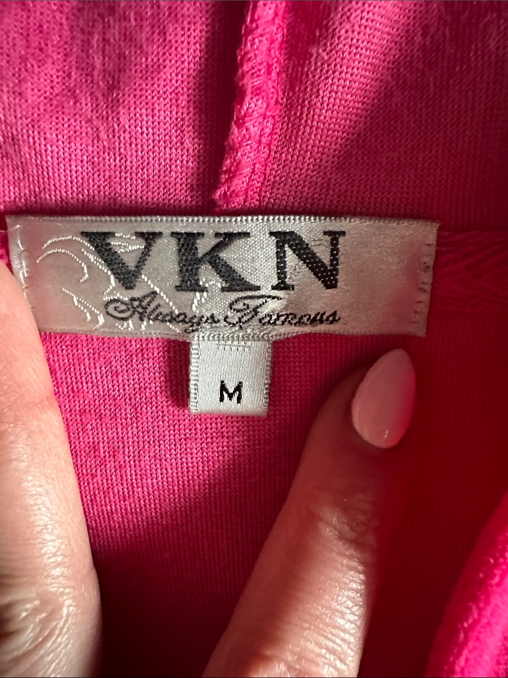 Women’s Hot Pink Velour Zip Hoodie & Drawstring Joggers Set - Picture 2 of 7